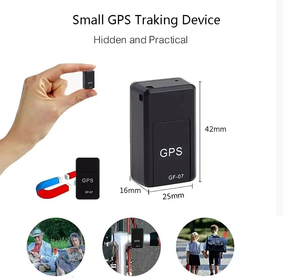 Universal Tracking Gerät Gf07 Mini Auto Tracker Magnetische Gps Echtzeit Fahrzeug Locator Anti-Lost Aufnahme Wiederaufladbar