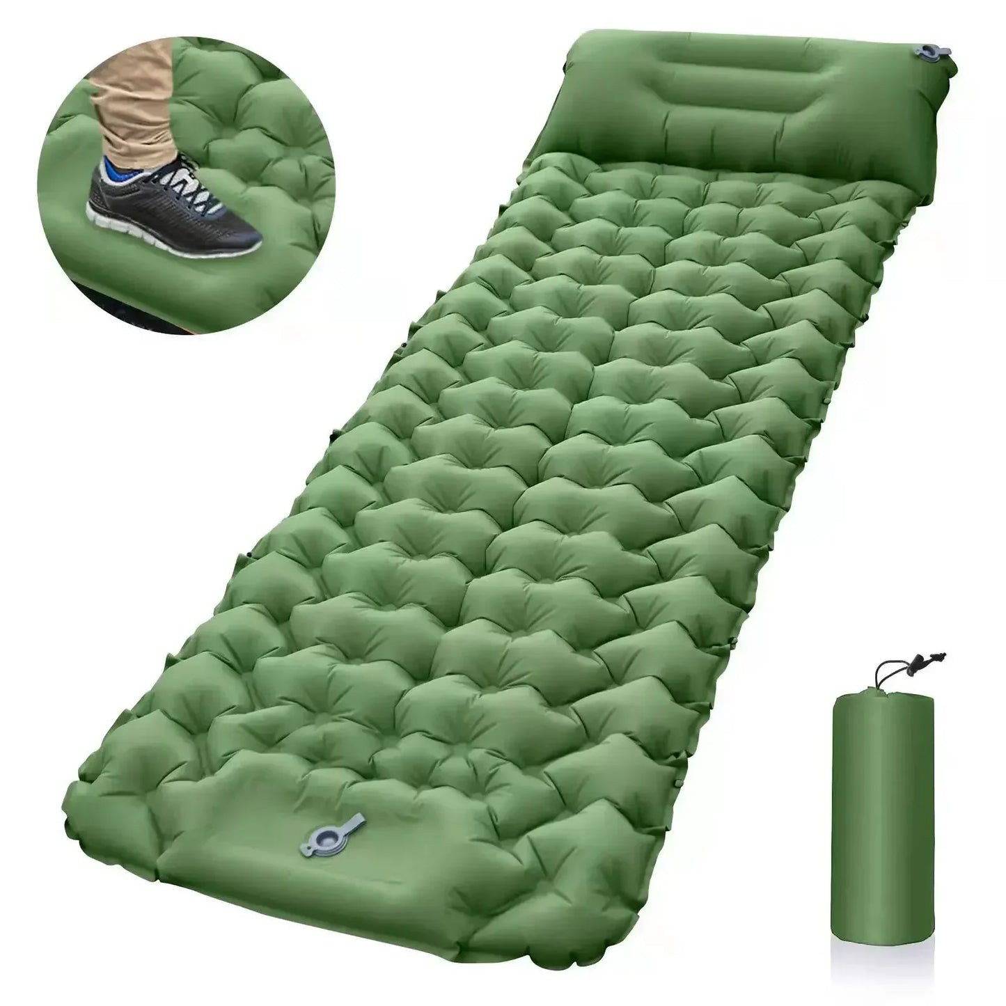 Outdoor Schlafmatratze selbstaufblasend für Camping und Wassersport