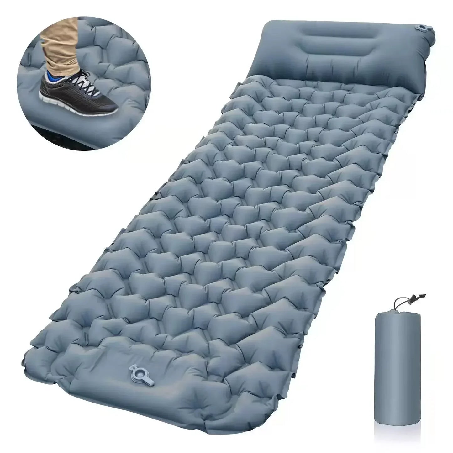 Outdoor Schlafmatratze selbstaufblasend für Camping und Wassersport