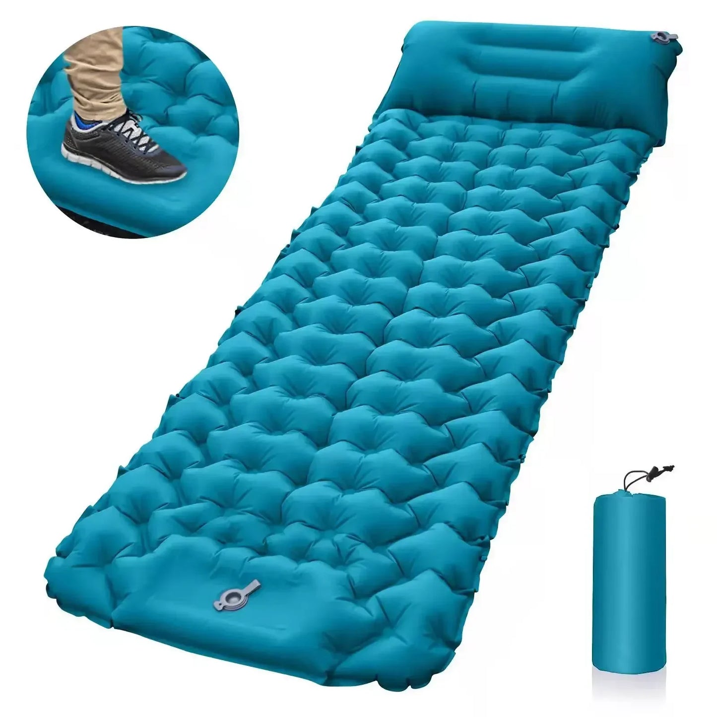 Outdoor Schlafmatratze selbstaufblasend für Camping und Wassersport