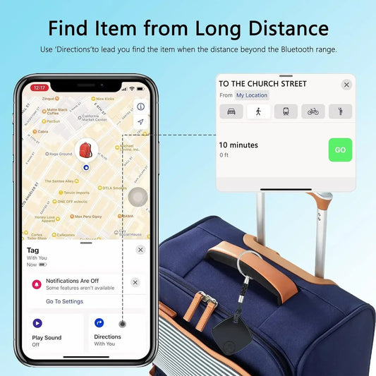 Mini Smart GPS Tracker Tracking Device Find My Locator Anti Lost für iPhone IOS Key Wallet Pet Gepäck Auto MIF Bluetooth Finder
