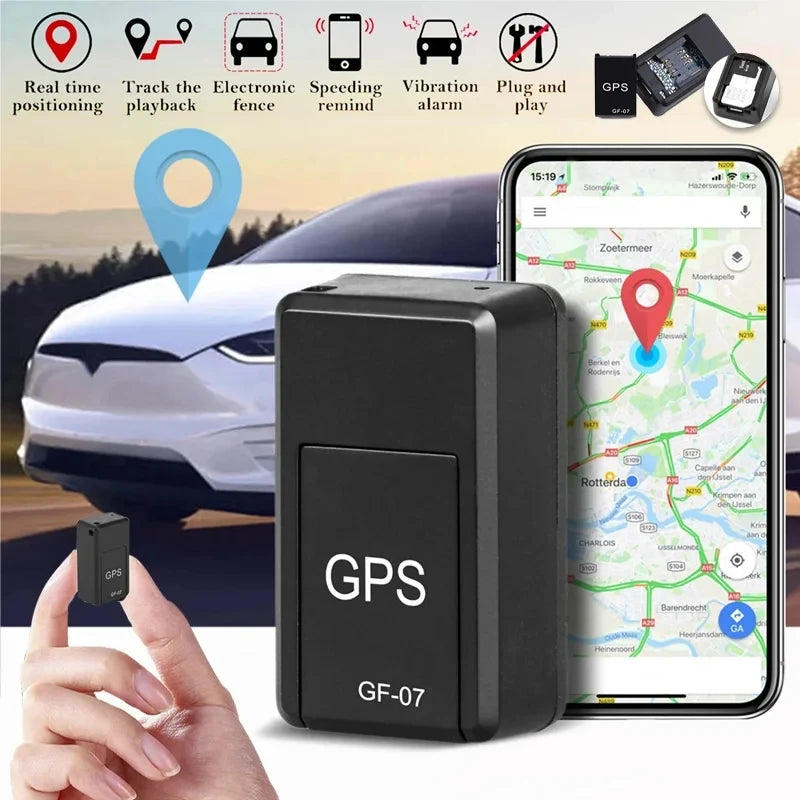 Universal Tracking Gerät Gf07 Mini Auto Tracker Magnetische Gps Echtzeit Fahrzeug Locator Anti-Lost Aufnahme Wiederaufladbar