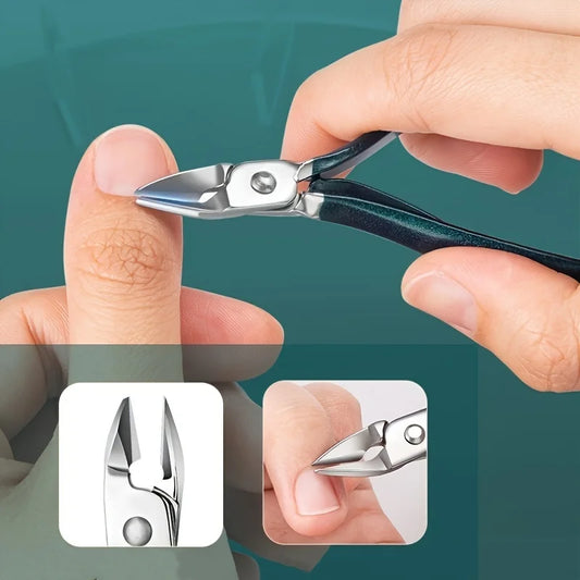 Professionelle 7/10/12/18 Stück Nagelpflege Kit Edelstahl Maniküre & Pediküre Set Nagelknipser Set mit Reisetasche